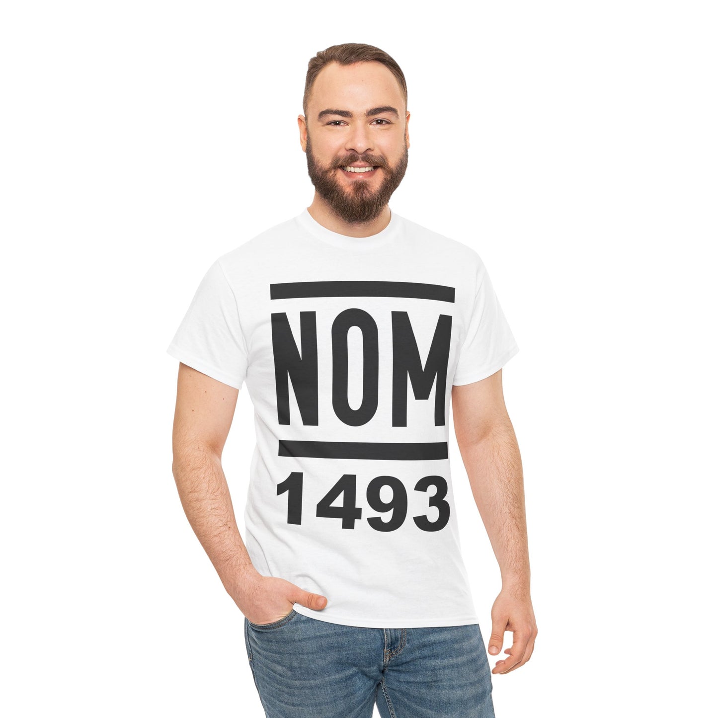 NOM 1493 Short Sleeve Gildan 5000 T-Shirt with Front Logo