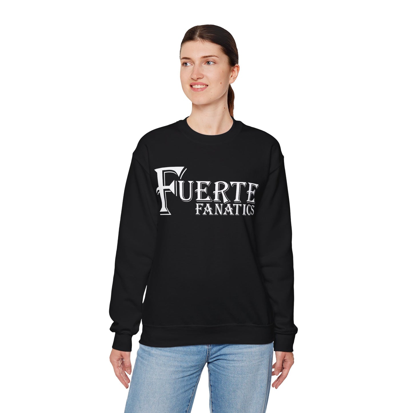 Fuerte Fanatics Gilden 18000 Crewneck Sweatshirt with Front Logo