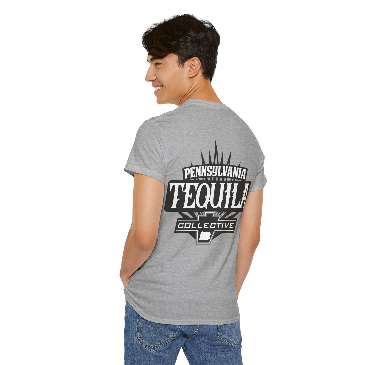 Pennsylvania Tequila Collective Short Sleeve Gildan 5000 T-Shirt with Front and Back Logo