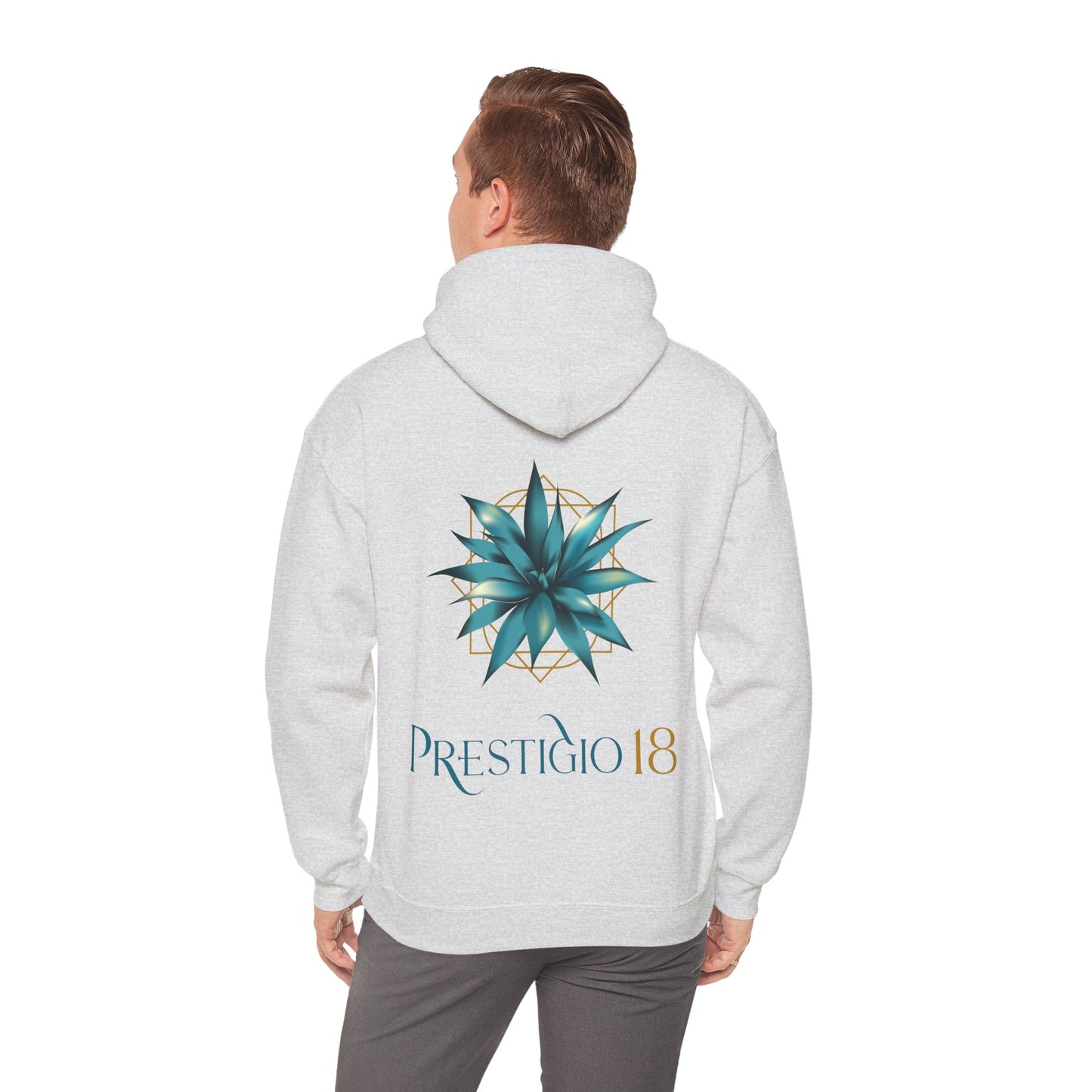 Prestigio 18 Tequila Gilden 18500 Hoodie with Front and Back Logo