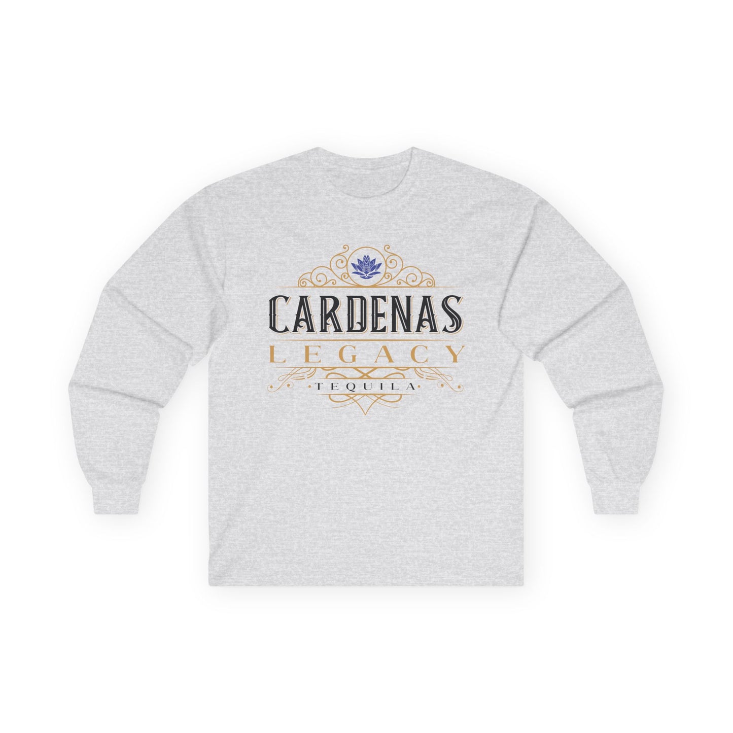 Cardenas Legacy Tequila Long Sleeve Gildan 2400 T-Shirt with Front Logo