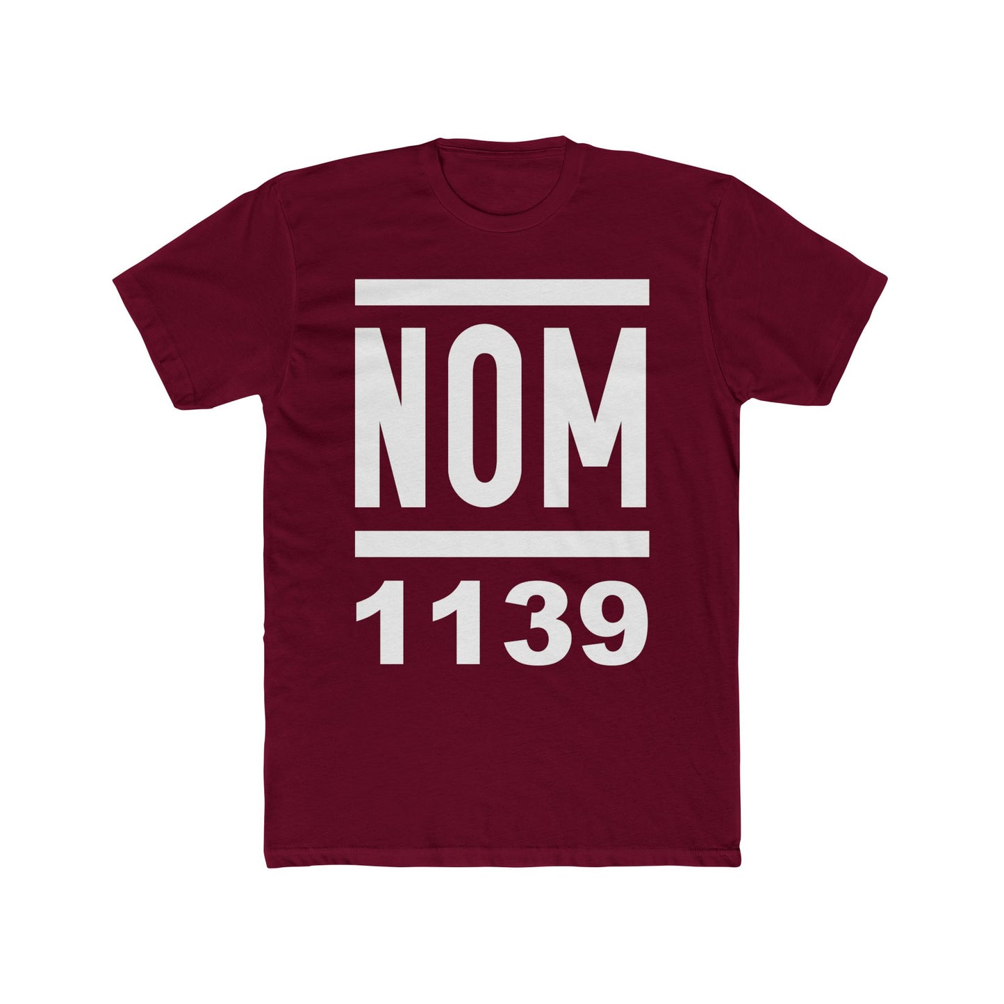 NOM 1139 Short Sleeve Next Level 3600 T-Shirt with Front Logo