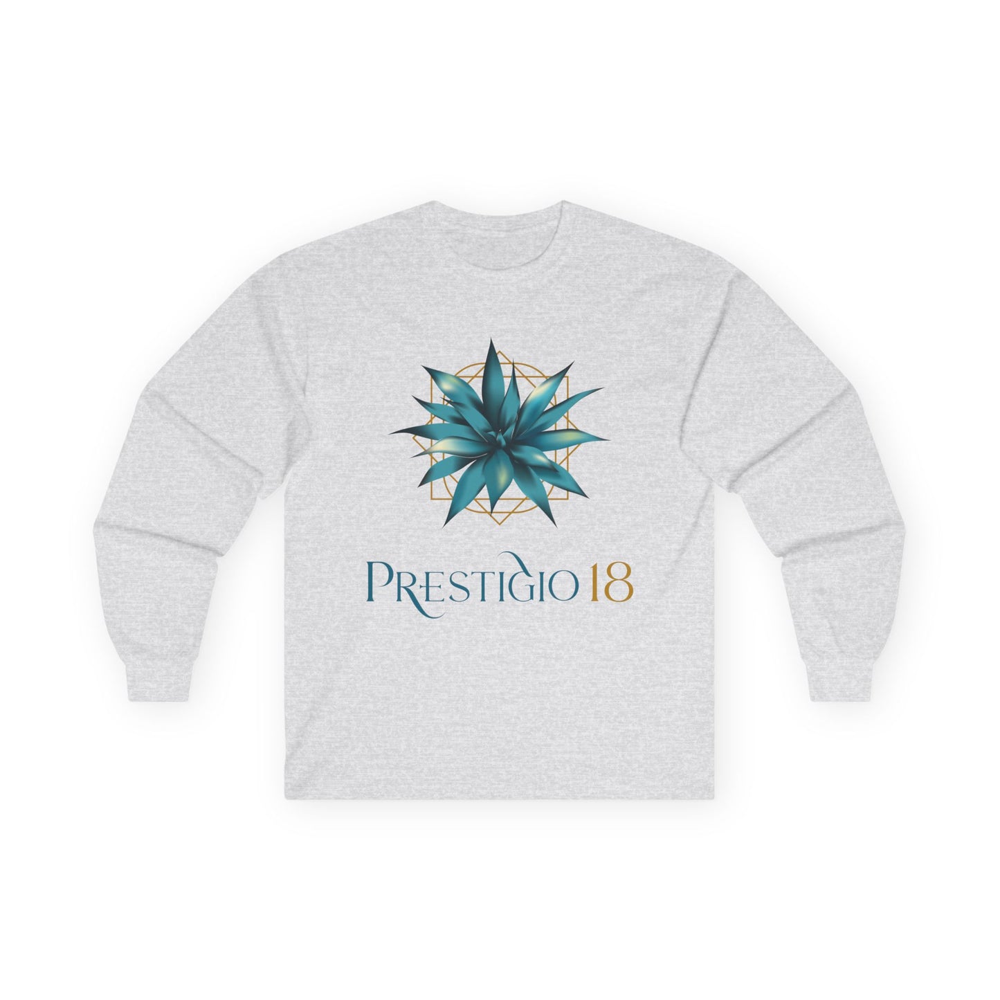 Prestigio 18 Tequila Long Sleeve Gildan 2400 T-Shirt with Front Logo