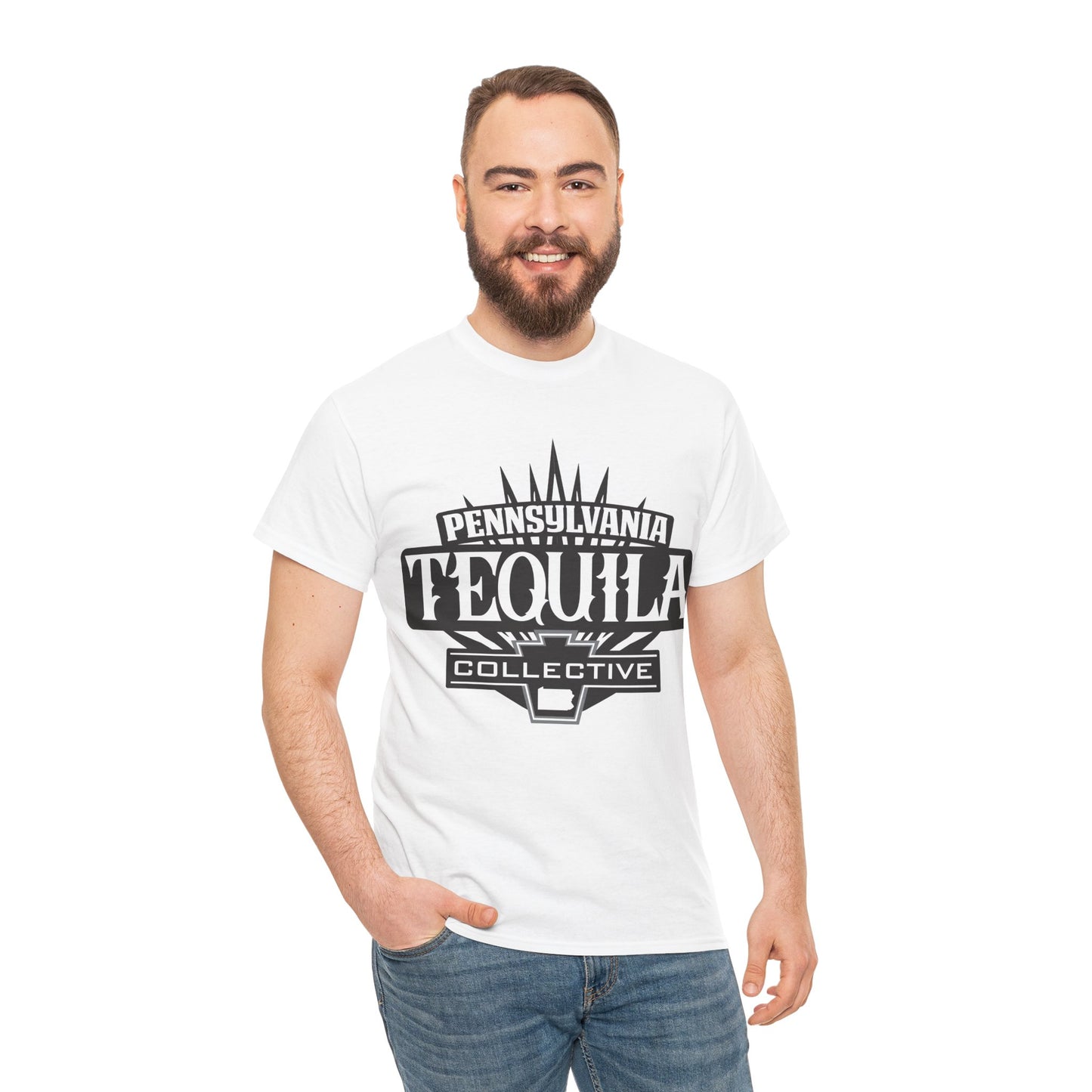 Pennsylvania Tequila Collective Short Sleeve Gildan 5000 T-Shirt with Front Logo