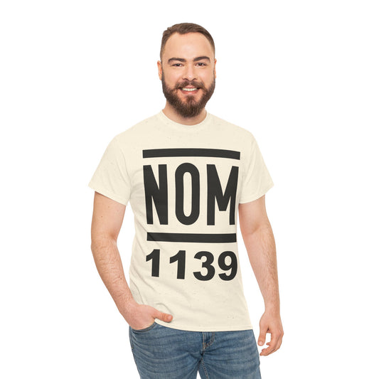 NOM 1139 Short Sleeve Gildan 5000 T-Shirt with Front Logo