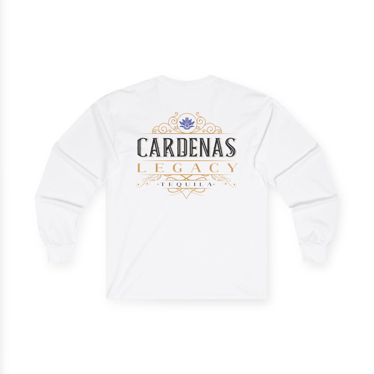 Cardenas Legacy Tequila Long Sleeve Gildan 2400 T-Shirt with Front and Back Logo