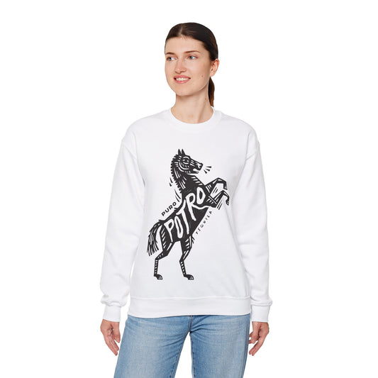 Puro Potro Tequila Gilden 18000 Crewneck Sweatshirt with Front Logo