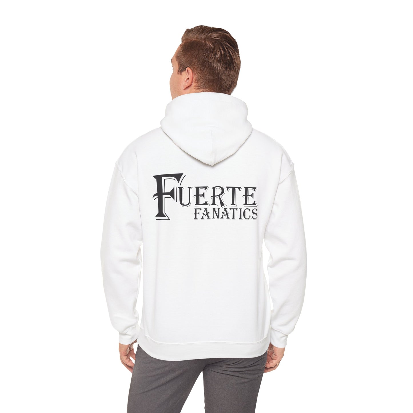 Fuerte Fanatics Gilden 18500 Hoodie with Front and Back Logo