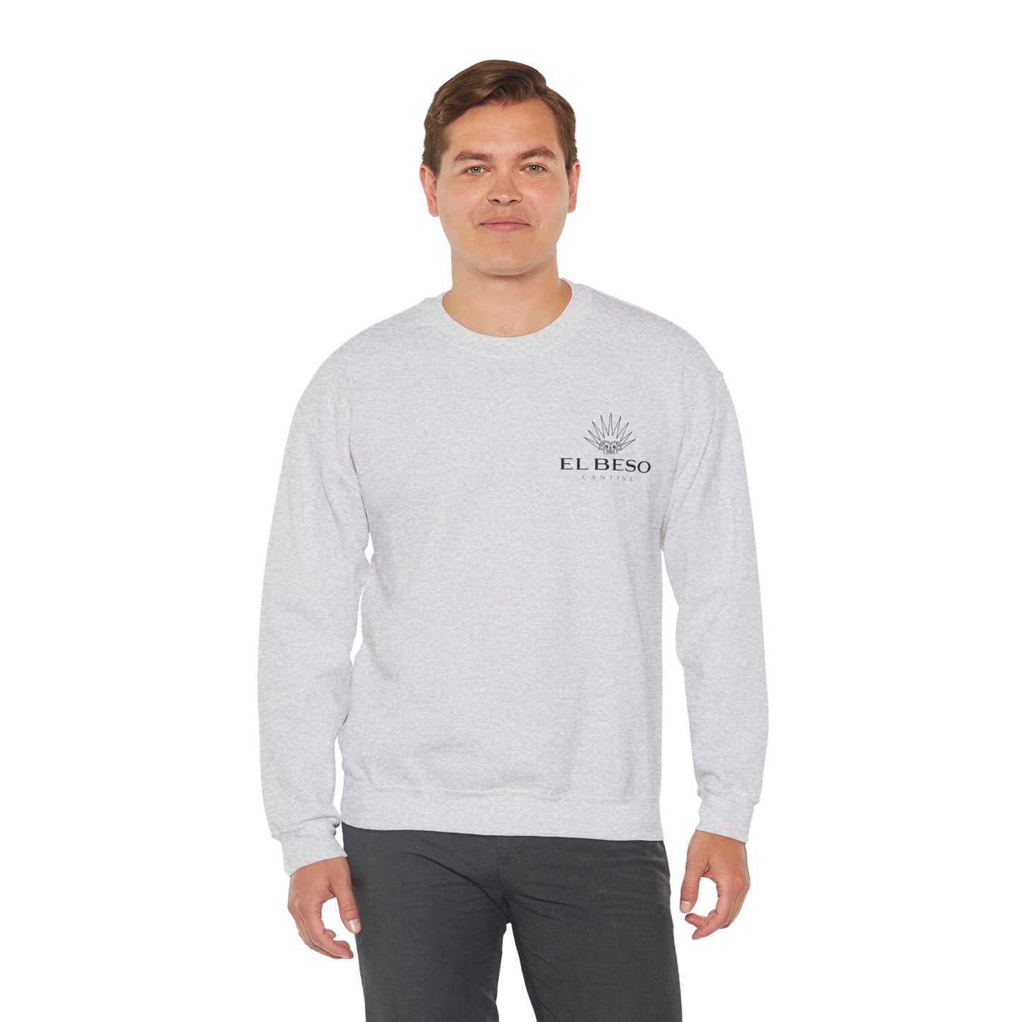 El Beso Cantina Gilden 18000 Crewneck Sweatshirt with Front and Back Logo