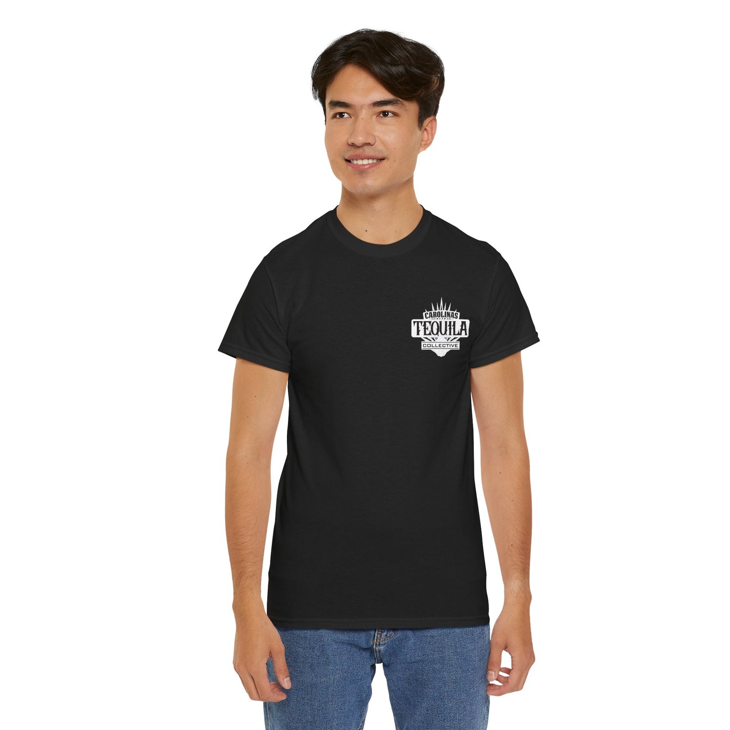 Carolinas Tequila Collective Short Sleeve Gildan 5000 T-Shirt with Front and Back Logo