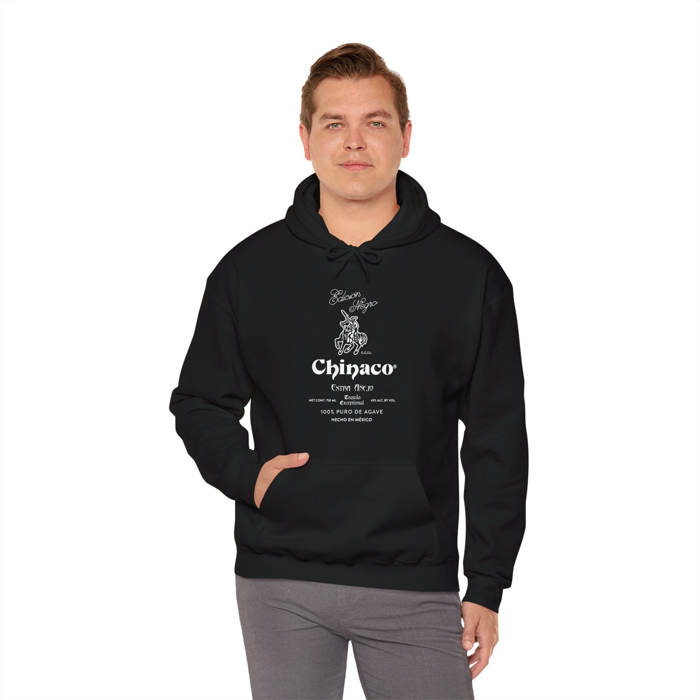 Chinaco Tequila Reto Gilden 18500 Hoodie with Front Logo