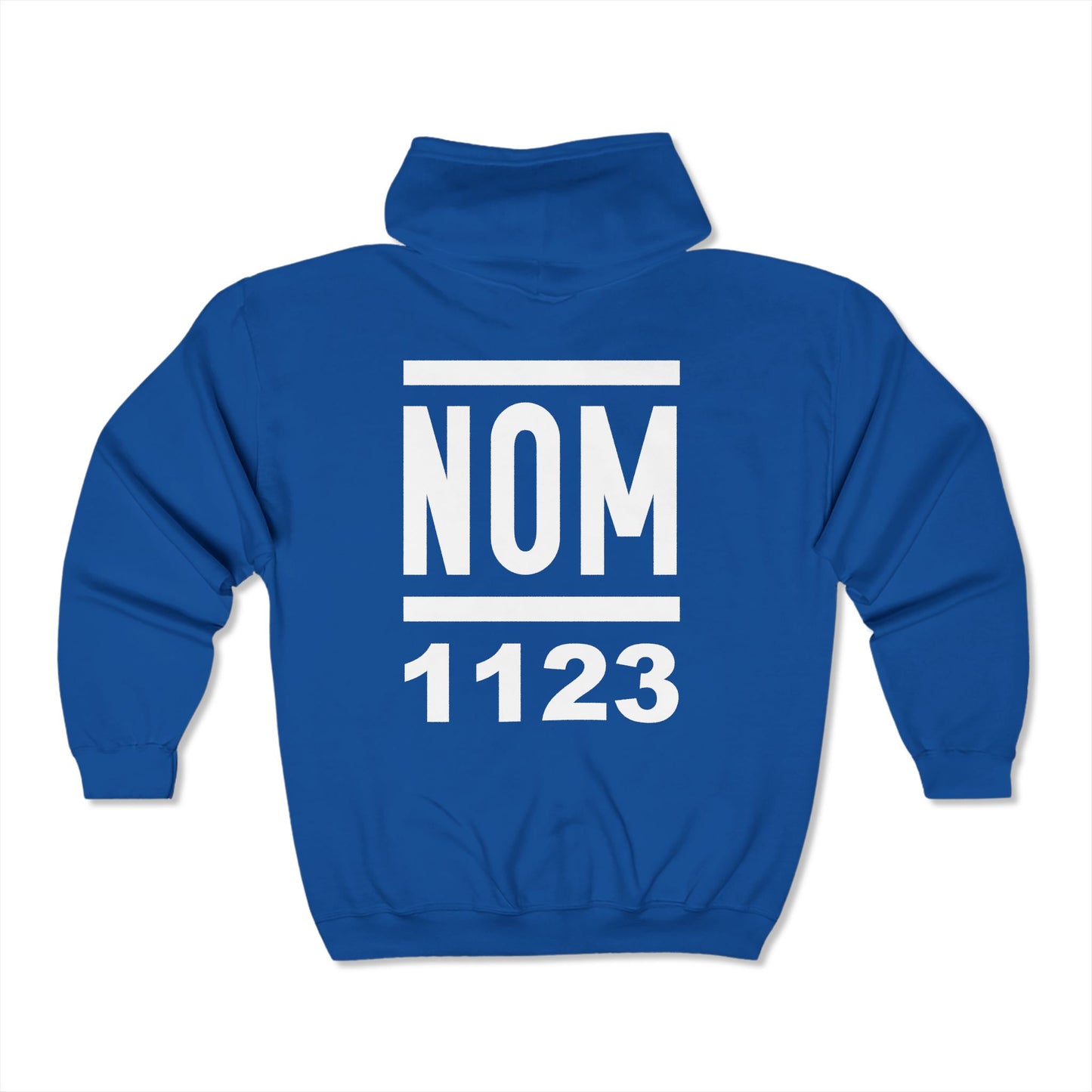 NOM 1123 Gildan 18600 Zip-Up Hooded Sweatshirt