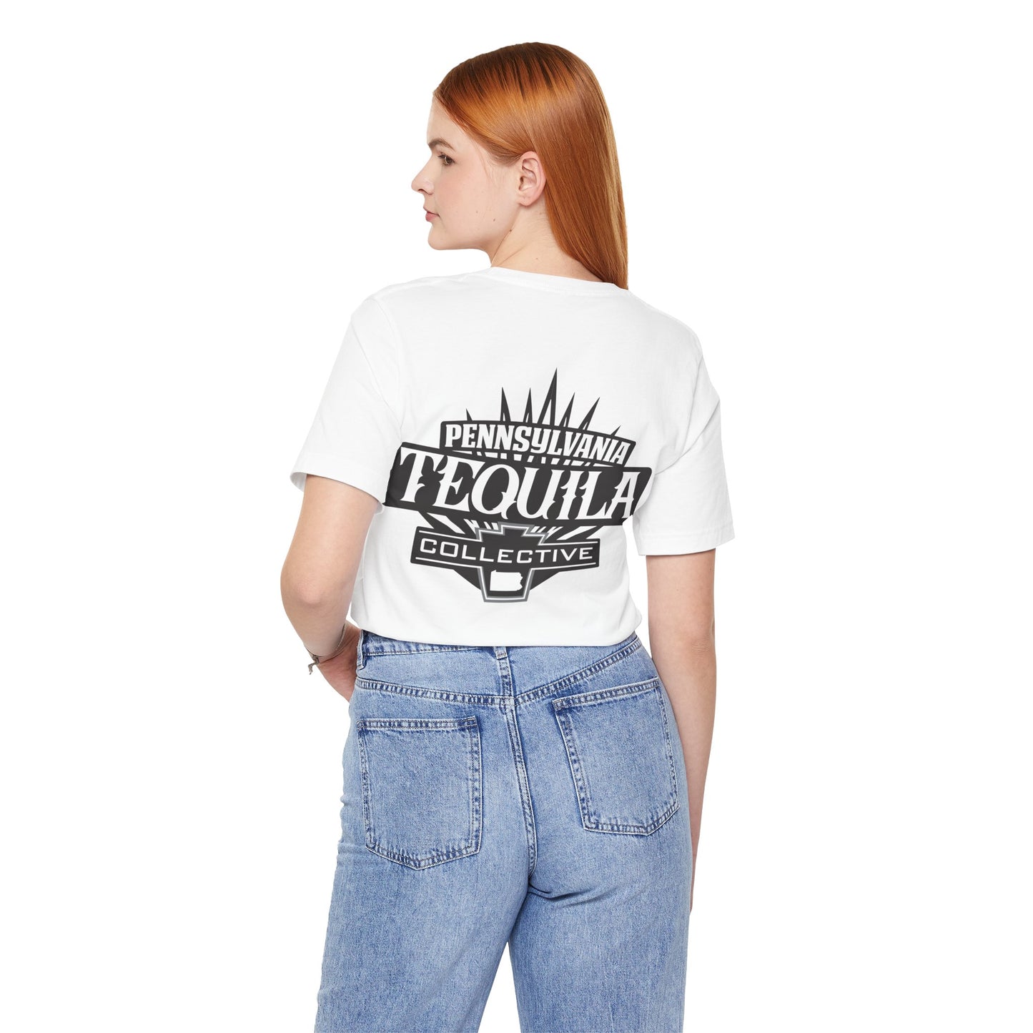 Pennsylvania Tequila Collective Short Sleeve Bella+Canvas 3001 T-Shirt with Front and Back Logo