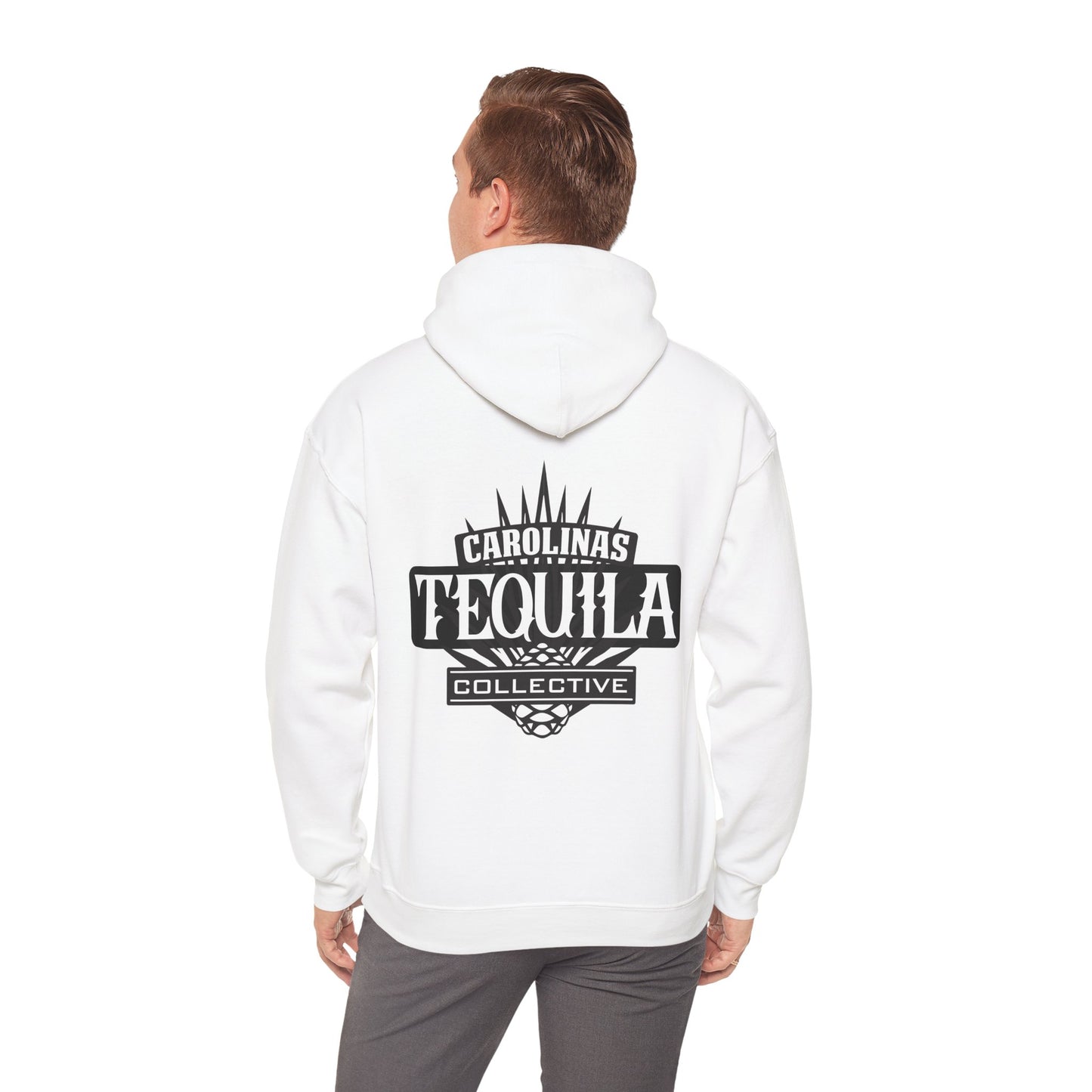 Carolinas Tequila Collective Gilden 18500 Hoodie with Front and Back Logo