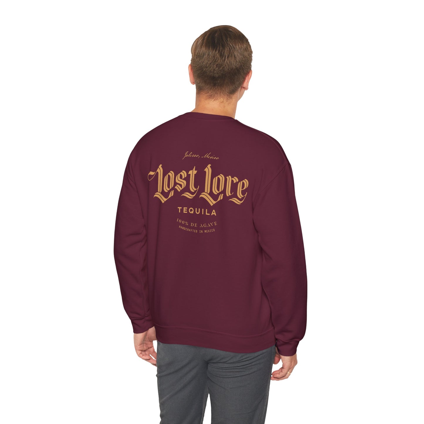 Lost Lore Tequila Gilden 18000 Crewneck Sweatshirt with Front and Back Logo