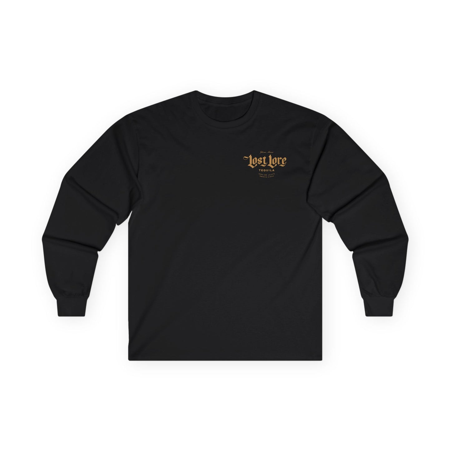 Lost Lore Tequila Miklo Agave Long Sleeve Gildan 2400 T-Shirt with Front and Back Logo