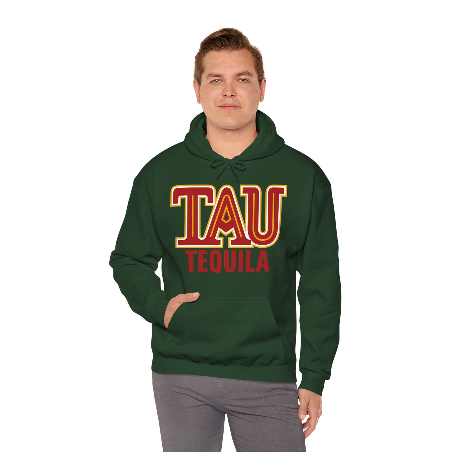 Tau Tequila Gilden 18500 Hoodie with Front Logo