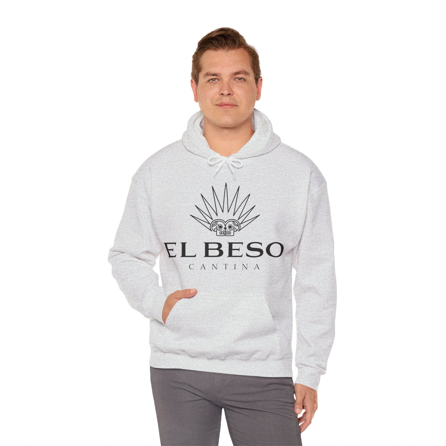 El Beso Cantina Gilden 18500 Hoodie with Front Logo