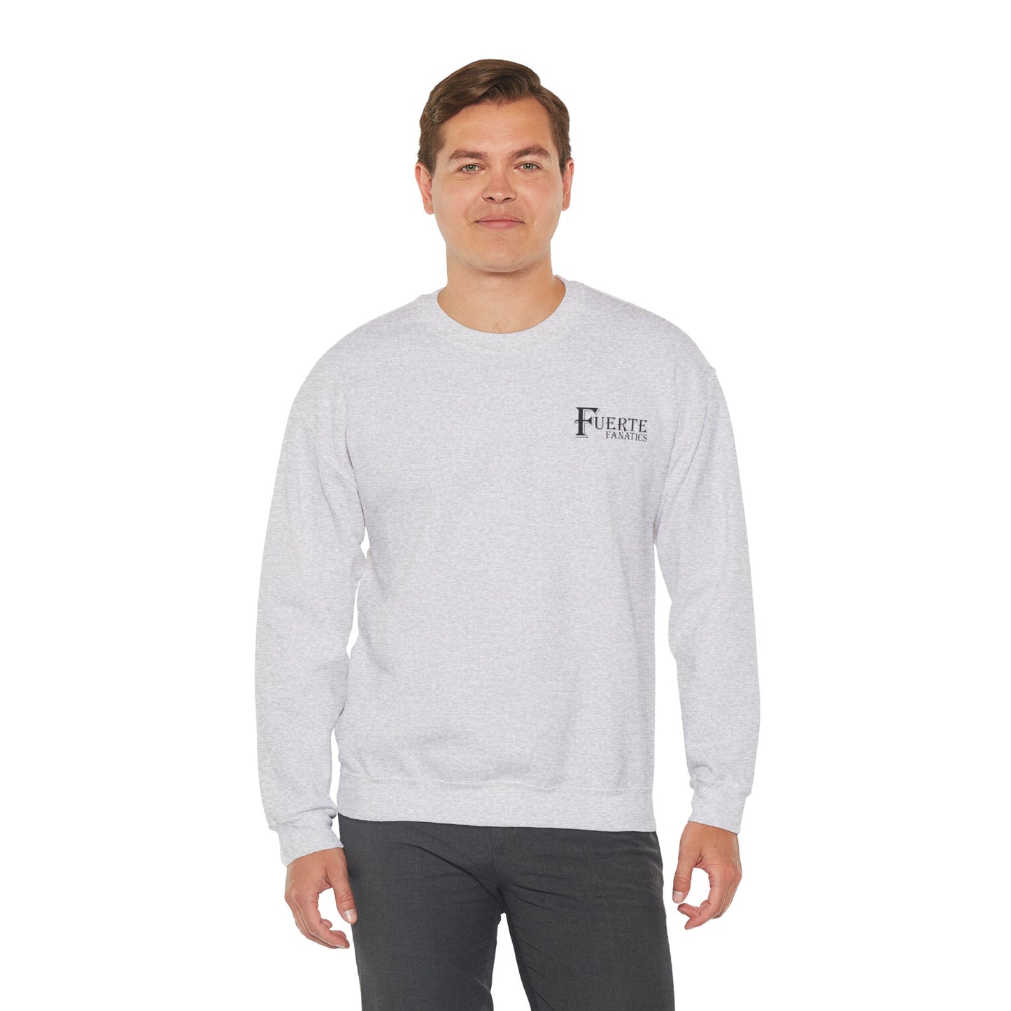 Fuerte Fanatics Gilden 18000 Crewneck Sweatshirt with Front and Back Logo