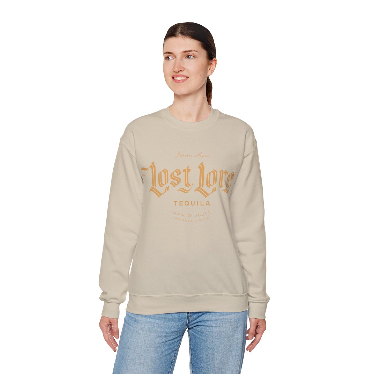 Lost Lore Tequila Gilden 18000 Crewneck Sweatshirt with Front Logo