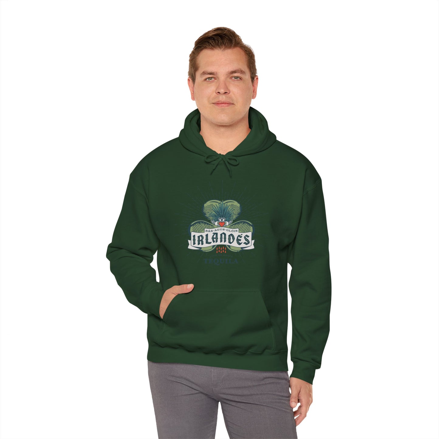 Irlande's Tequila Gilden 18500 Hoodie with Front Logo