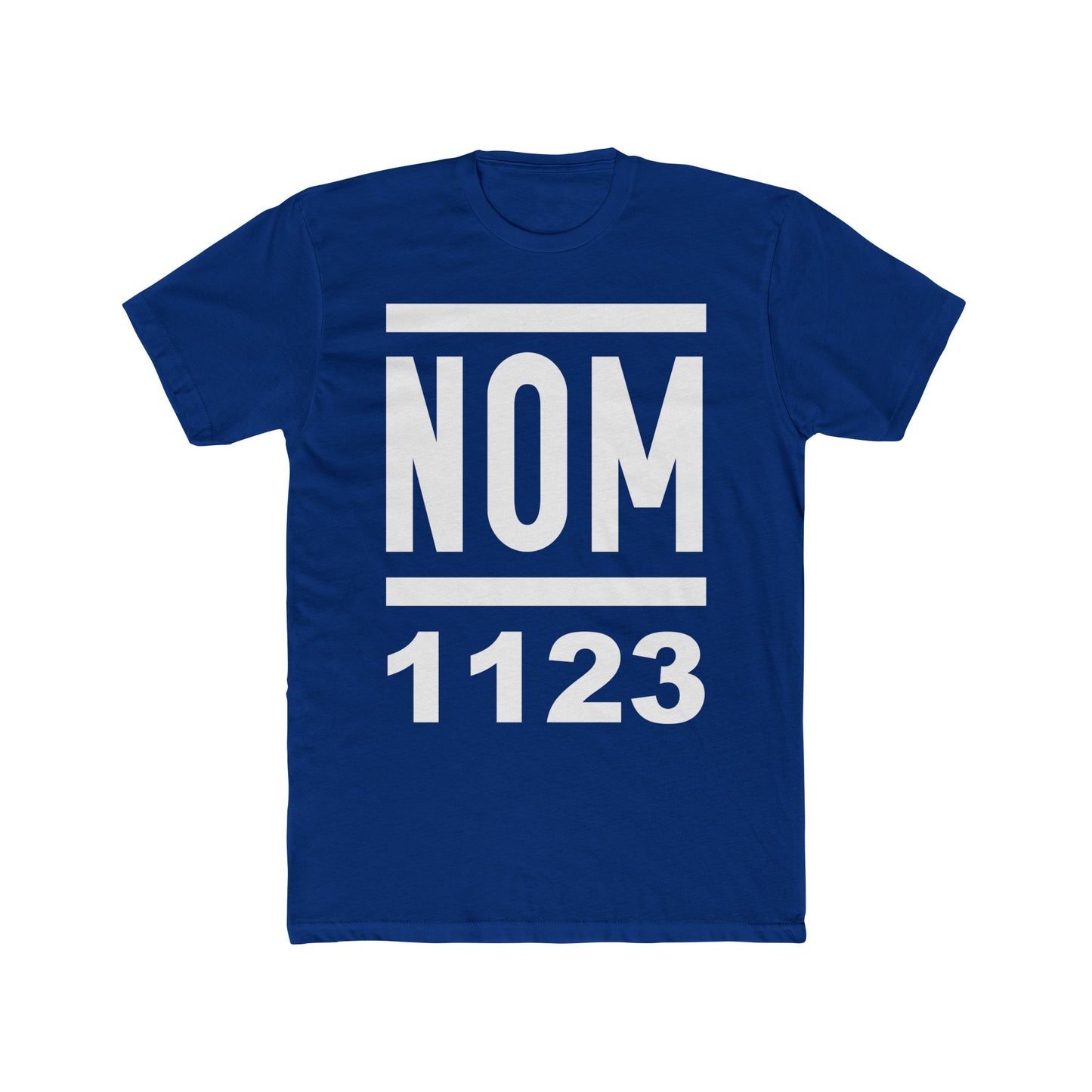 NOM 1123 Short Sleeve Next Level 3600 T-Shirt with Front Logo