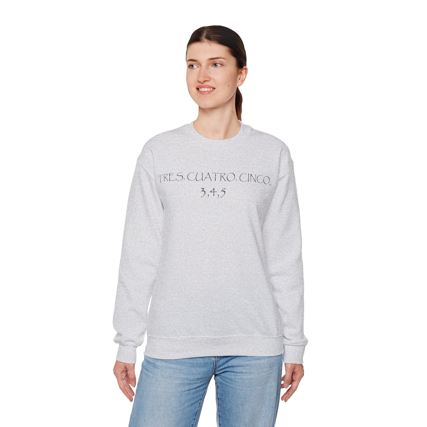 Tres, Cuatro, Cinco Tequila Gilden 18000 Crewneck Sweatshirt with Front Logo