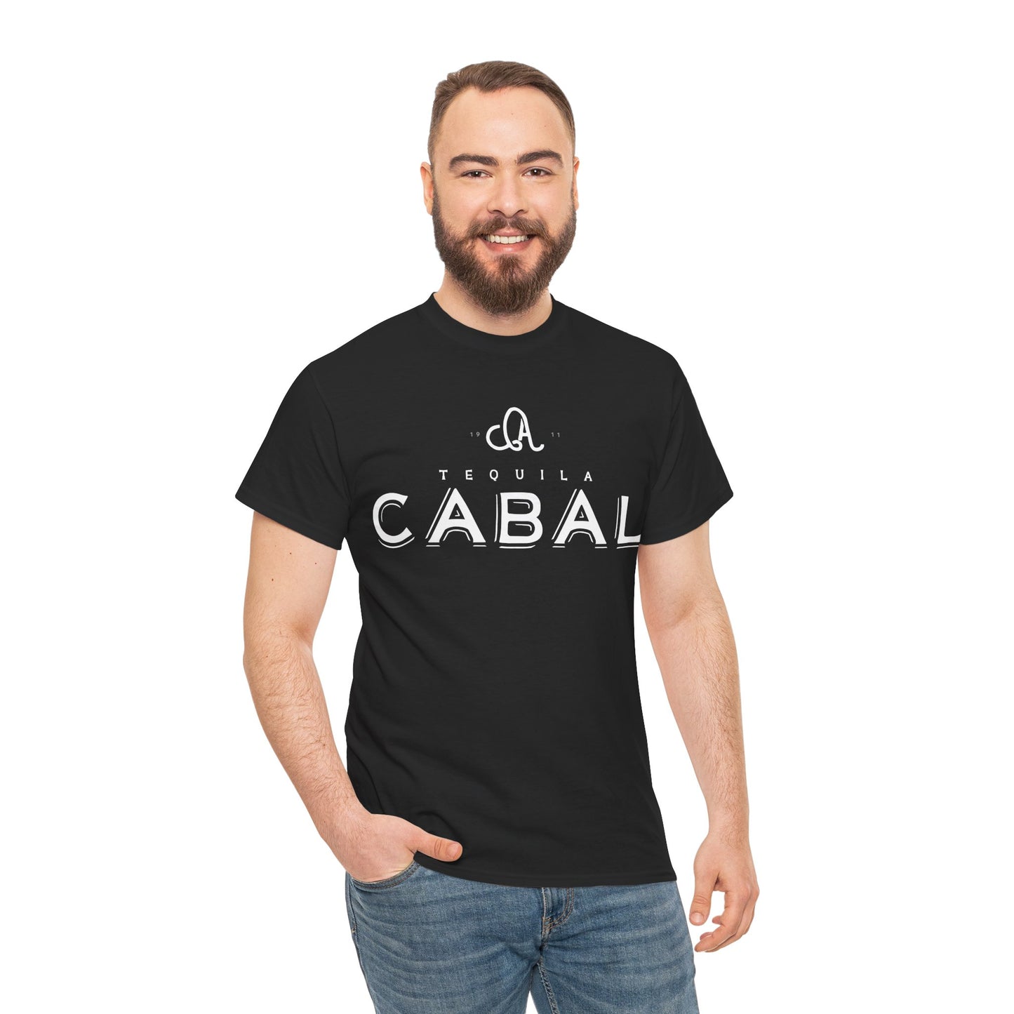 Cabal Tequila Short Sleeve Gildan 5000 T-Shirt with Front Logo