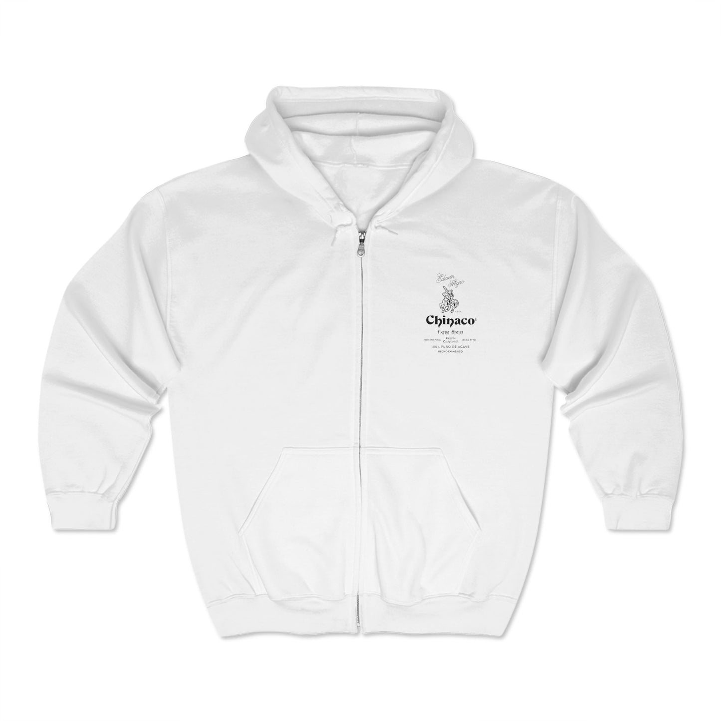 Chinaco Tequila Retro Gildan 18600 Zip-Up Hooded Sweatshirt