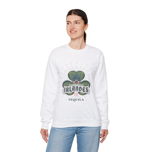 Irlande's Tequila Gilden 18000 Crewneck Sweatshirt with Front Logo