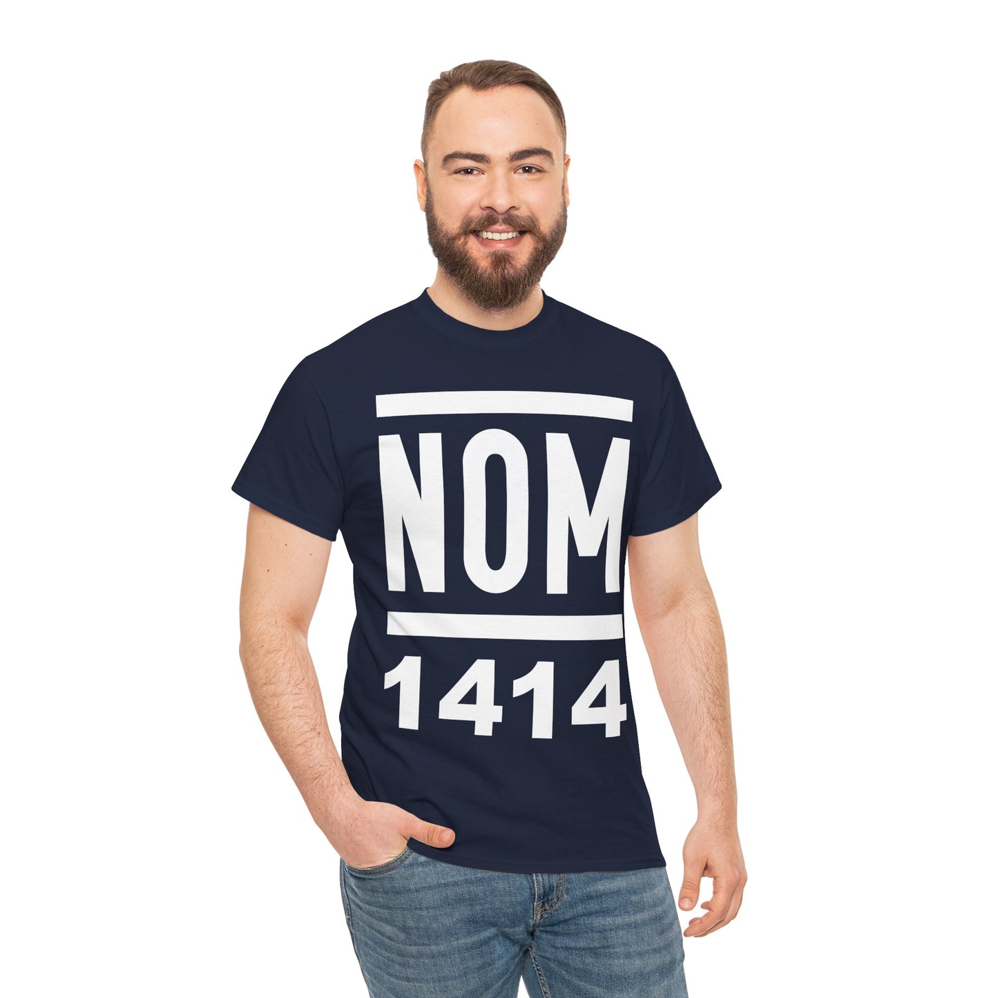 NOM 1414 Short Sleeve Gildan 5000 T-Shirt with Front Logo