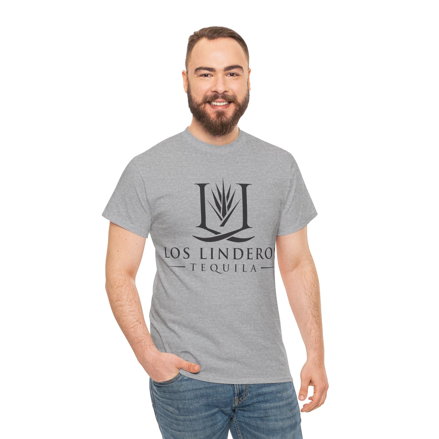 Los Linderos Tequila Short Sleeve Gildan 5000 T-Shirt with Front Logo