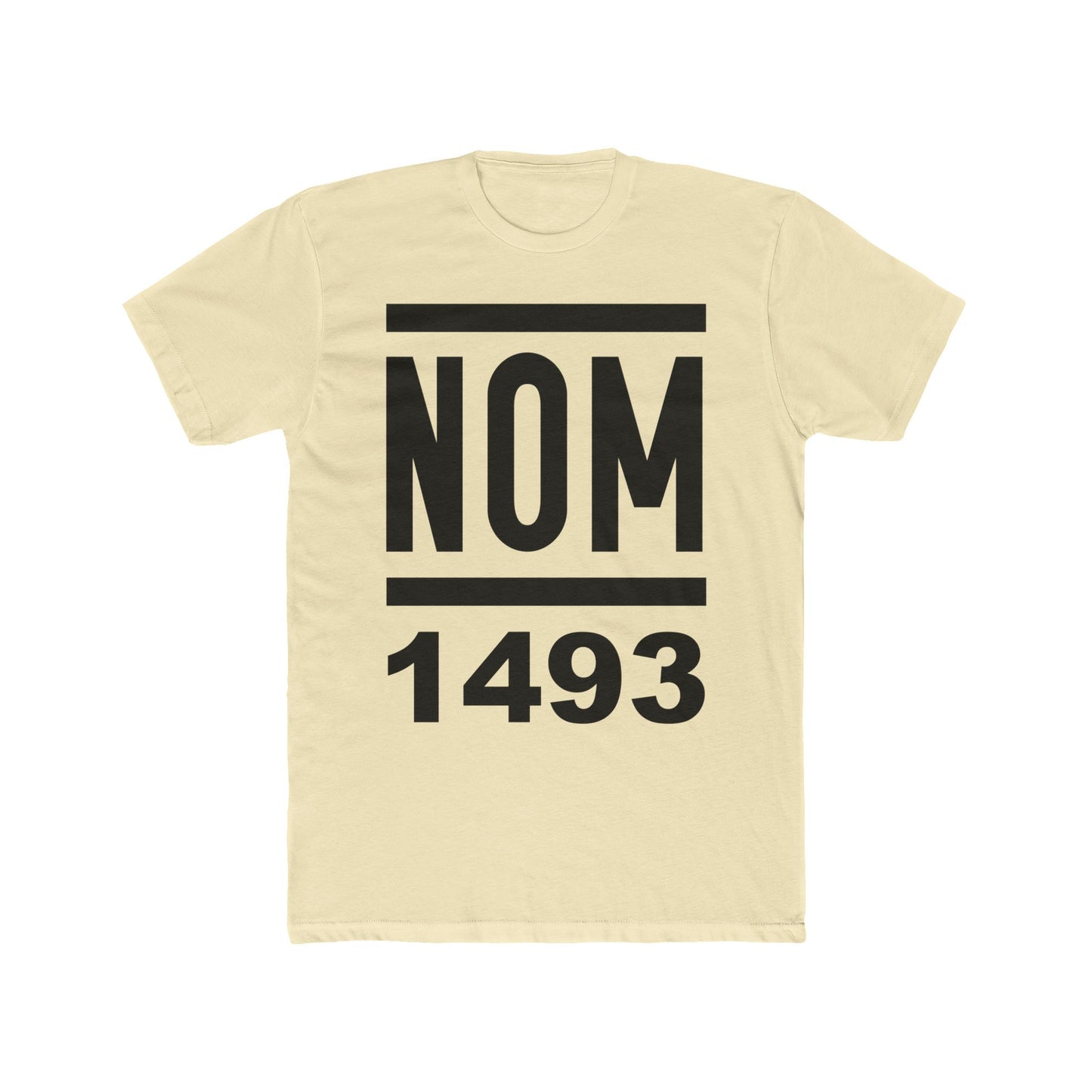 NOM 1493 Short Sleeve Next Level 3600 T-Shirt with Front Logo