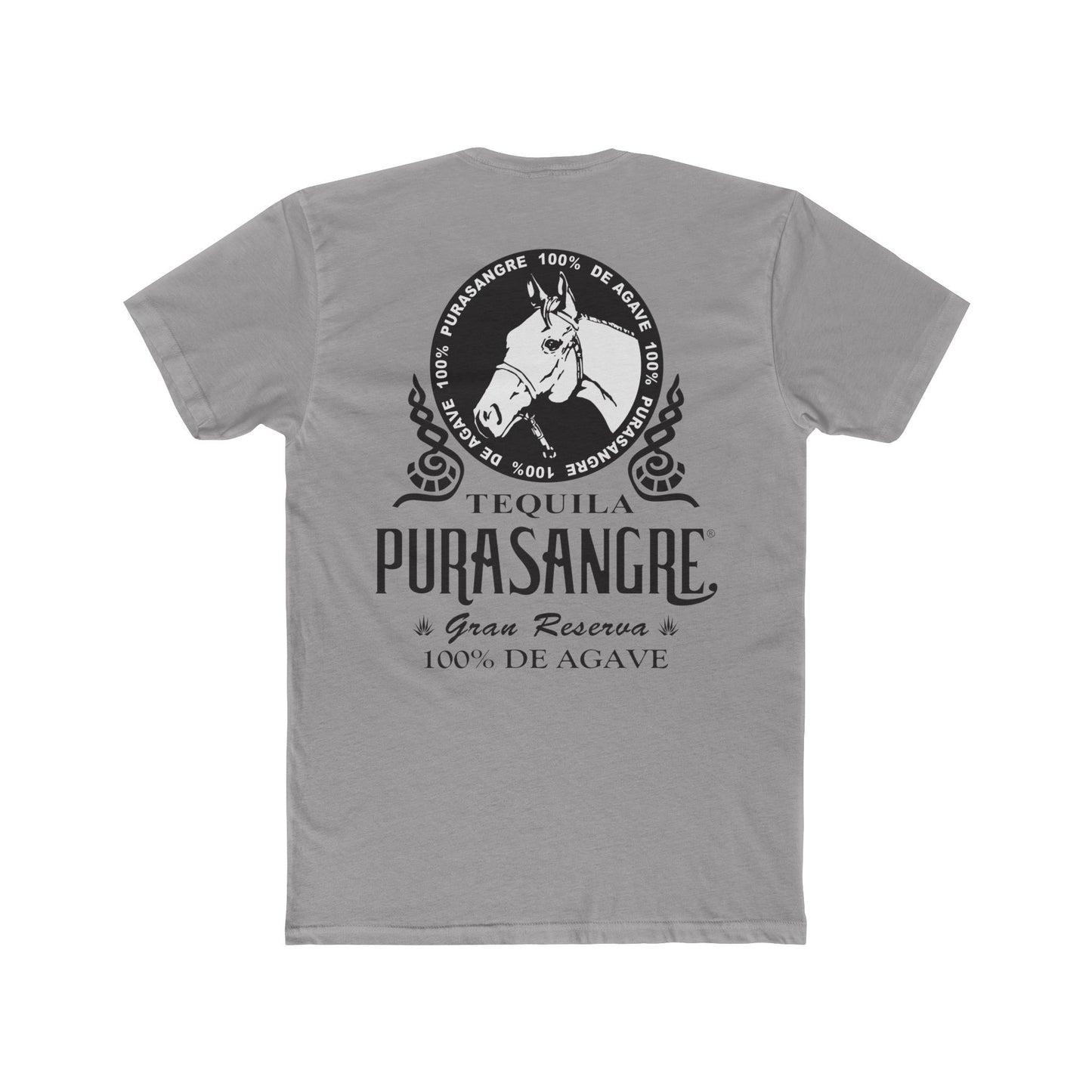 Purasangre Tequila Short Sleeve Next Level 3600 T-Shirt with Front and Back Logo