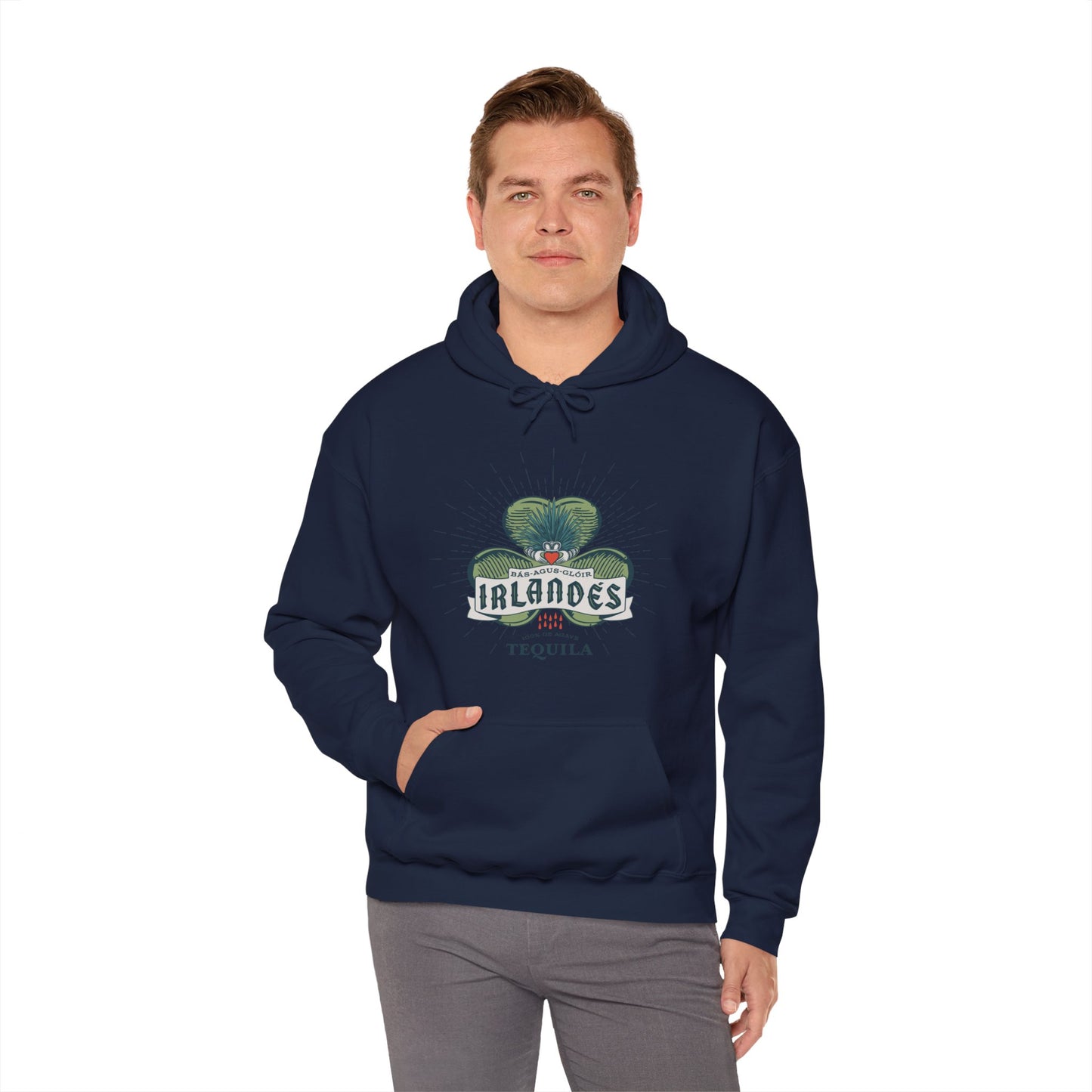 Irlande's Tequila Gilden 18500 Hoodie with Front Logo