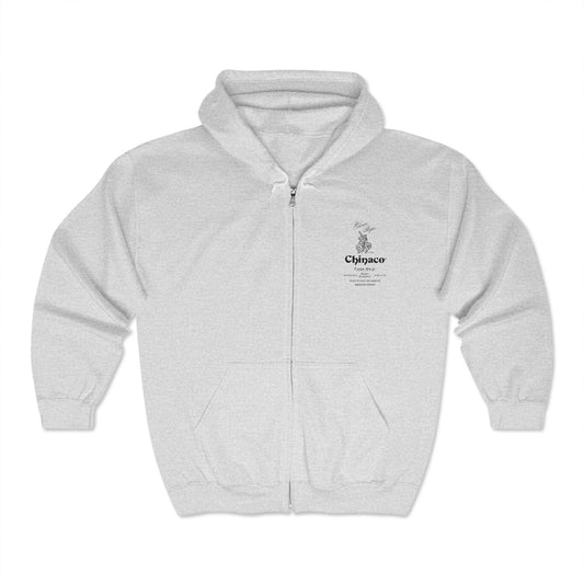 Chinaco Tequila Retro Gildan 18600 Zip-Up Hooded Sweatshirt