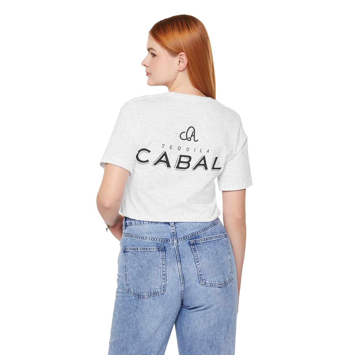 Cabal Tequila Short Sleeve Bella+Canvas 3001 T-Shirt with Front and Back Logo