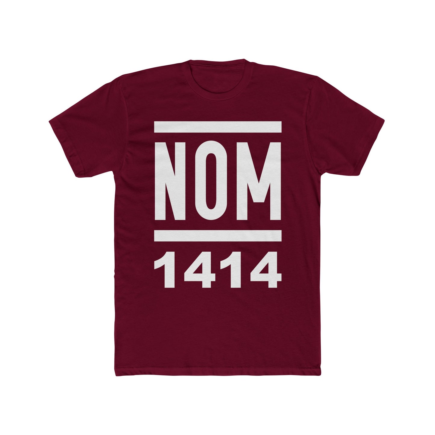 NOM 1414 Short Sleeve Next Level 3600 T-Shirt with Front Logo