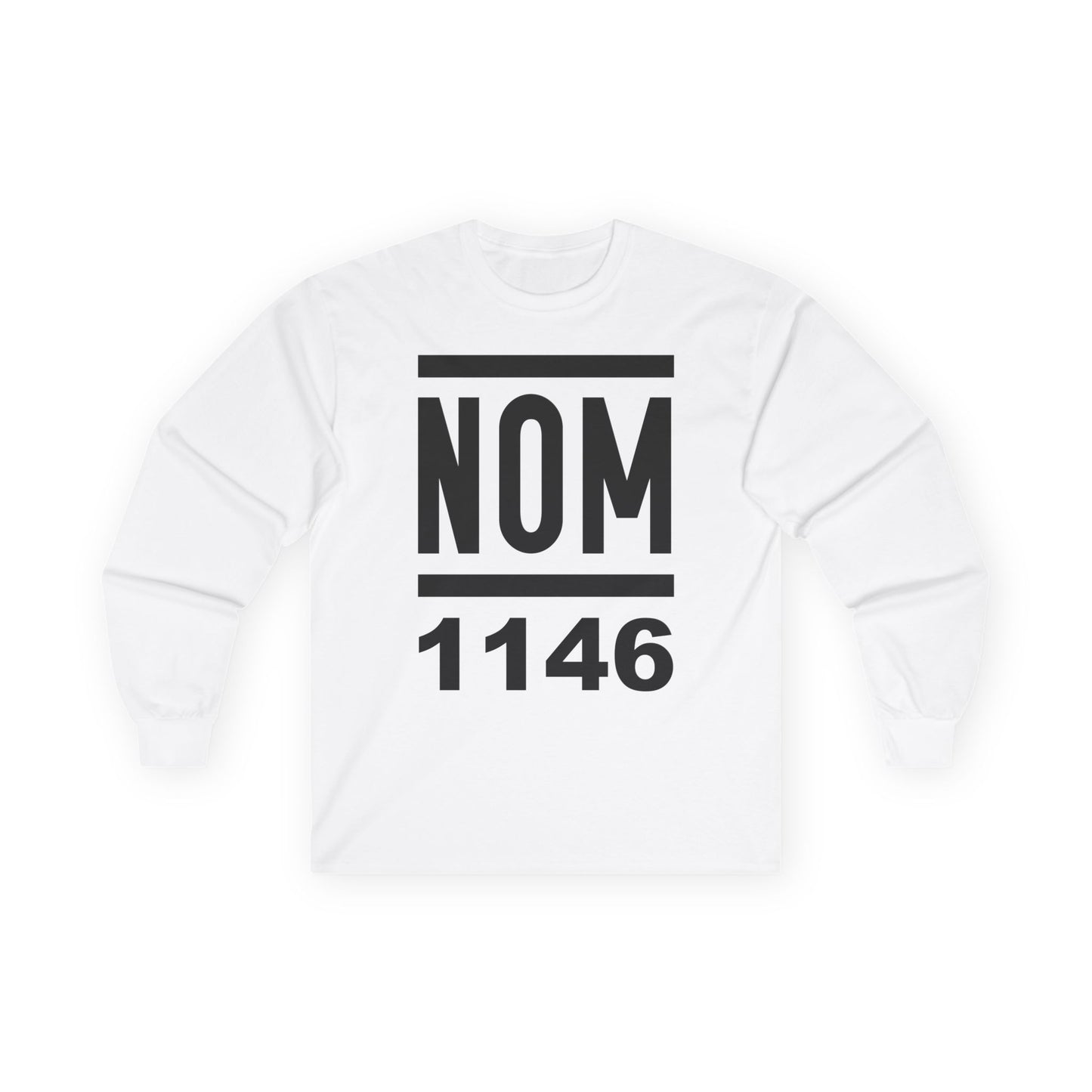 NOM 1146 Long Sleeve Gildan 2400 T-Shirt with Front Logo