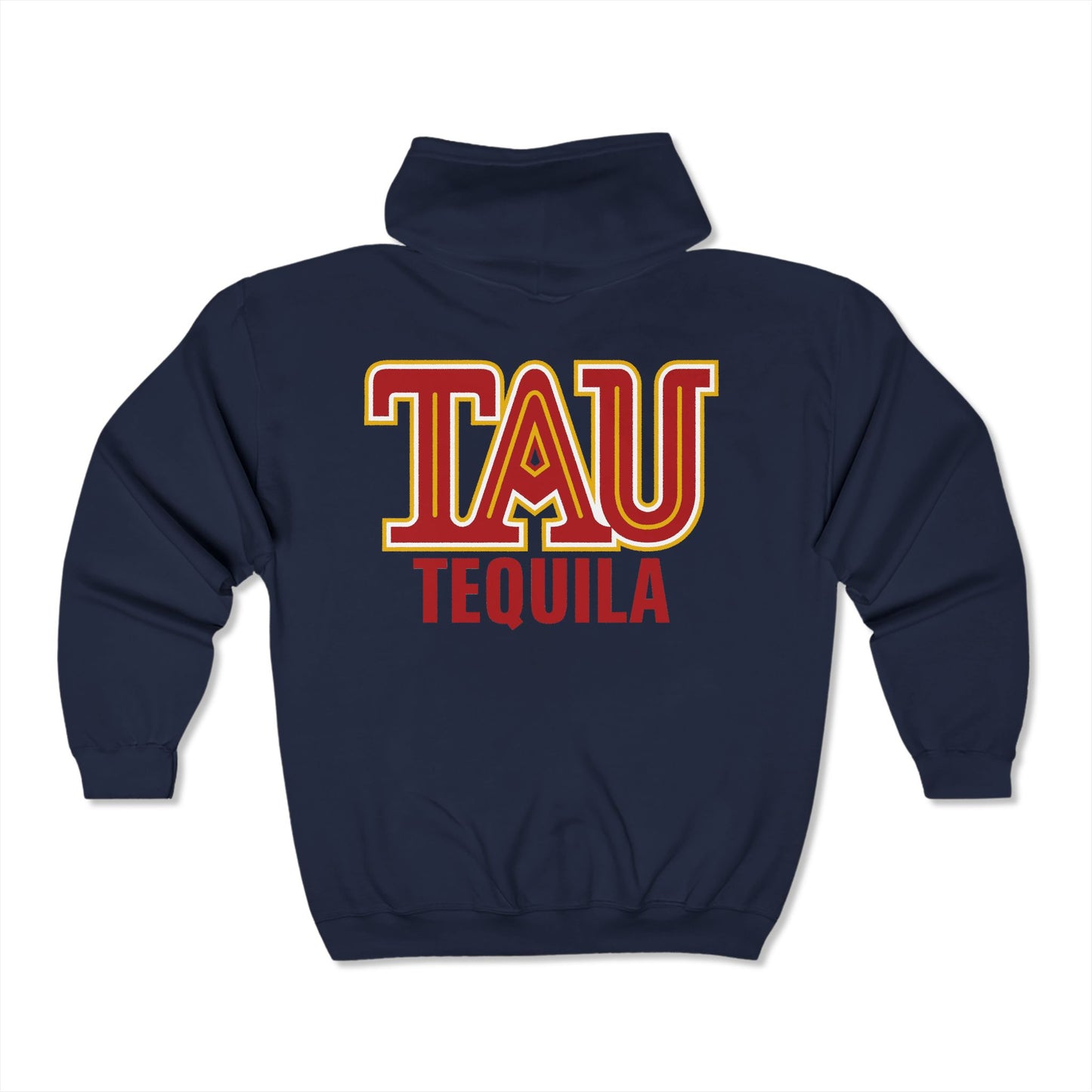 Tau Tequila Gildan 18600 Zip-Up Hooded Sweatshirt