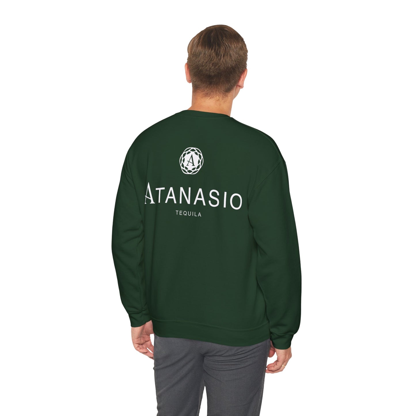 Atanisio Tequila Gilden 18000 Crewneck Sweatshirt with Front and Back Logo