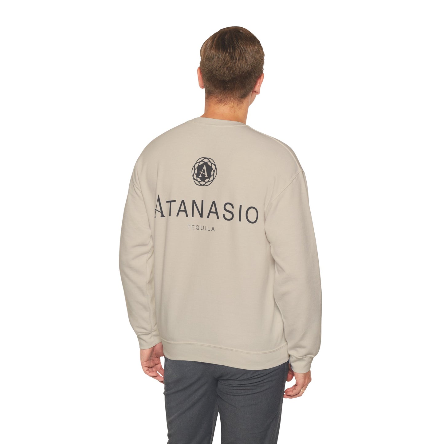 Atanisio Tequila Gilden 18000 Crewneck Sweatshirt with Front and Back Logo