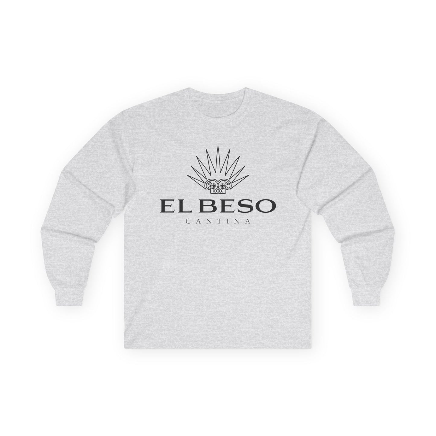 El Beso Cantina Long Sleeve Gildan 2400 T-Shirt with Front Logo