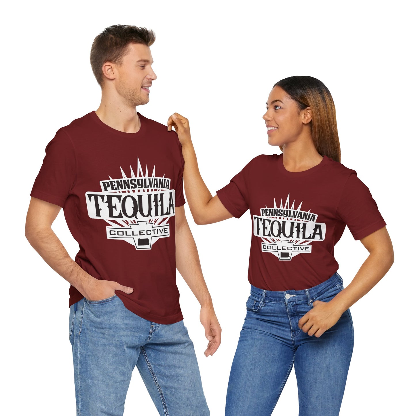 Pennsylvania Tequila Collective Short Sleeve Bella+Canvas 3001 T-Shirt with Front Logo