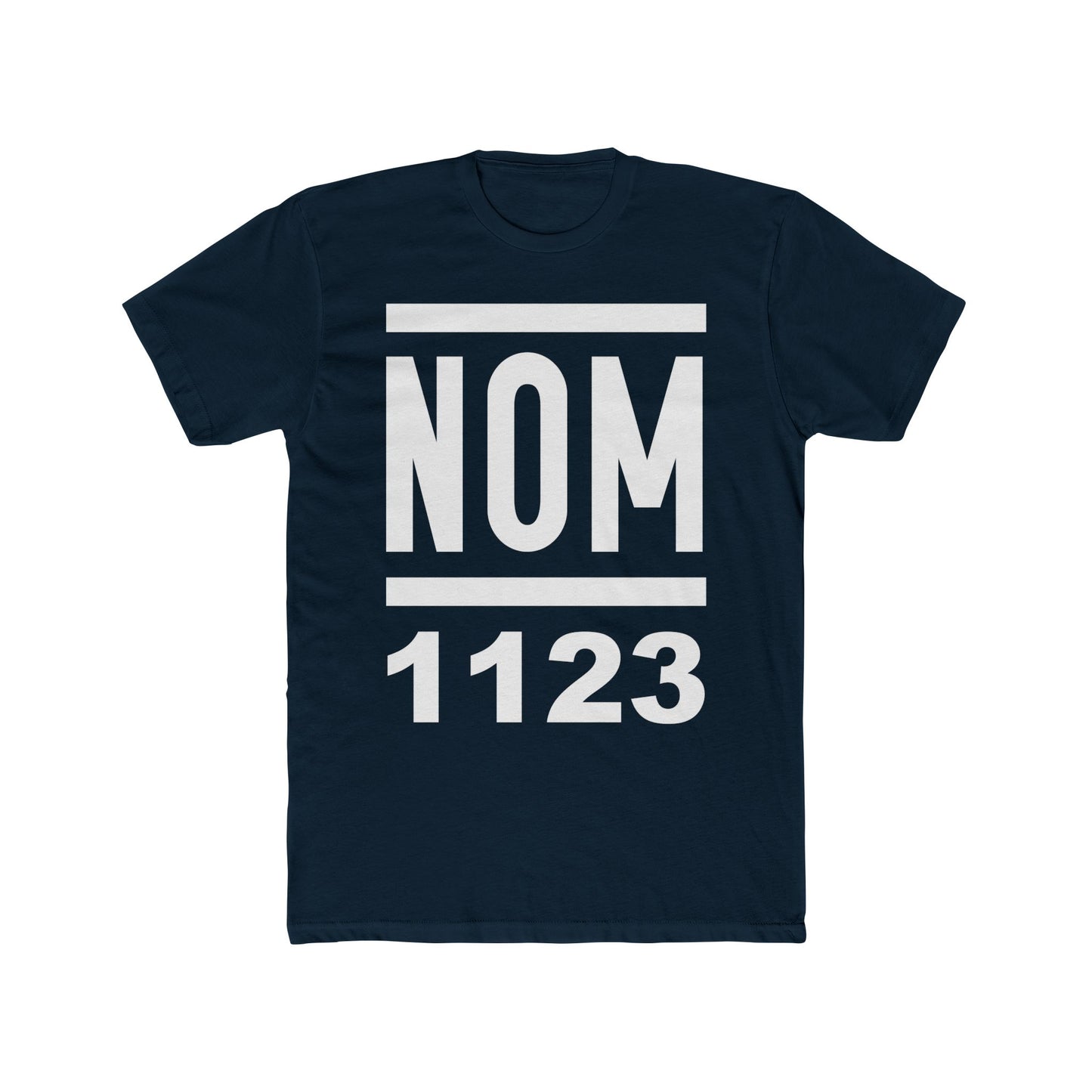 NOM 1123 Short Sleeve Next Level 3600 T-Shirt with Front Logo