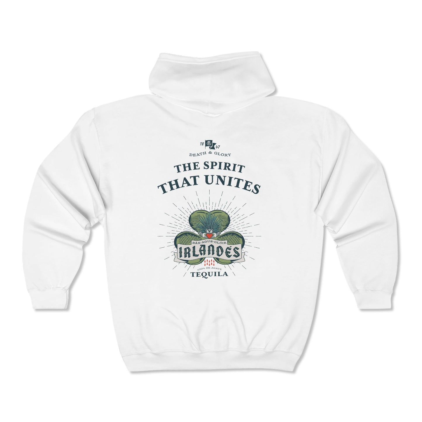 Irlandes Tequila Gildan 18600 Zip-Up Hooded Sweatshirt