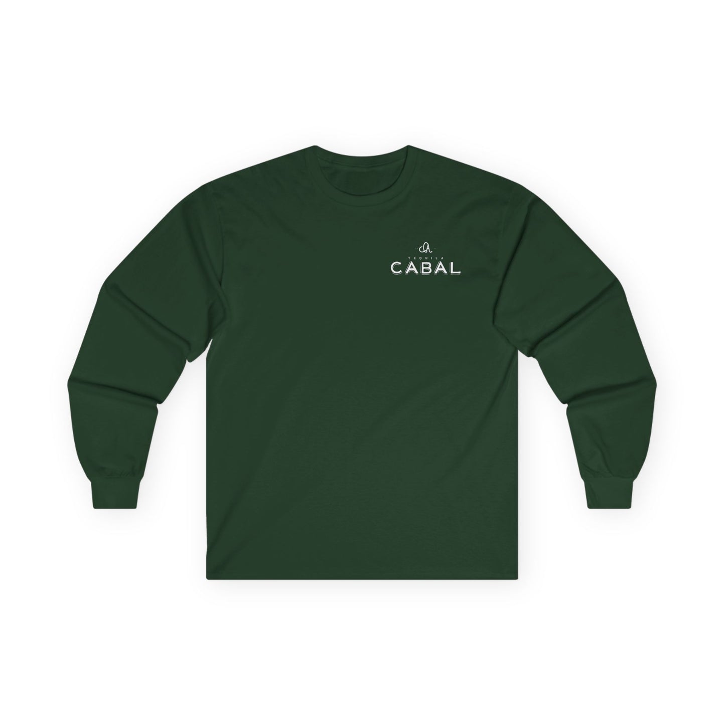 Cabal Tequila Long Sleeve Gildan 2400 T-Shirt with Front and Back Logo