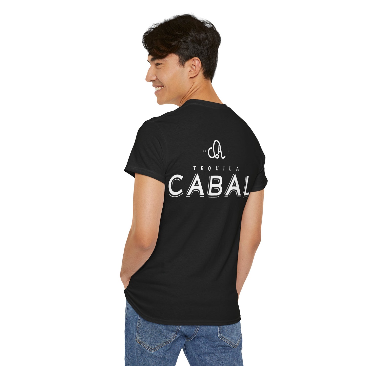 Cabal Tequila Short Sleeve Gildan 5000 T-Shirt with Front and Back Logo