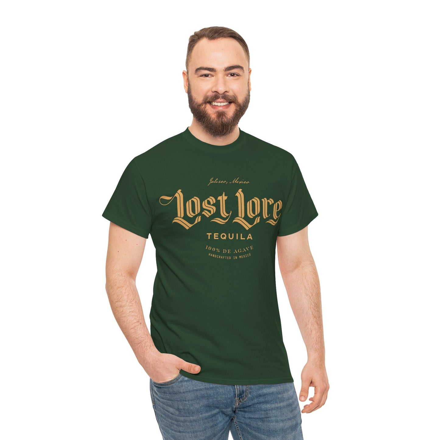 Lost Lore Tequila Short Sleeve Gildan 5000 T-Shirt with Front Logo