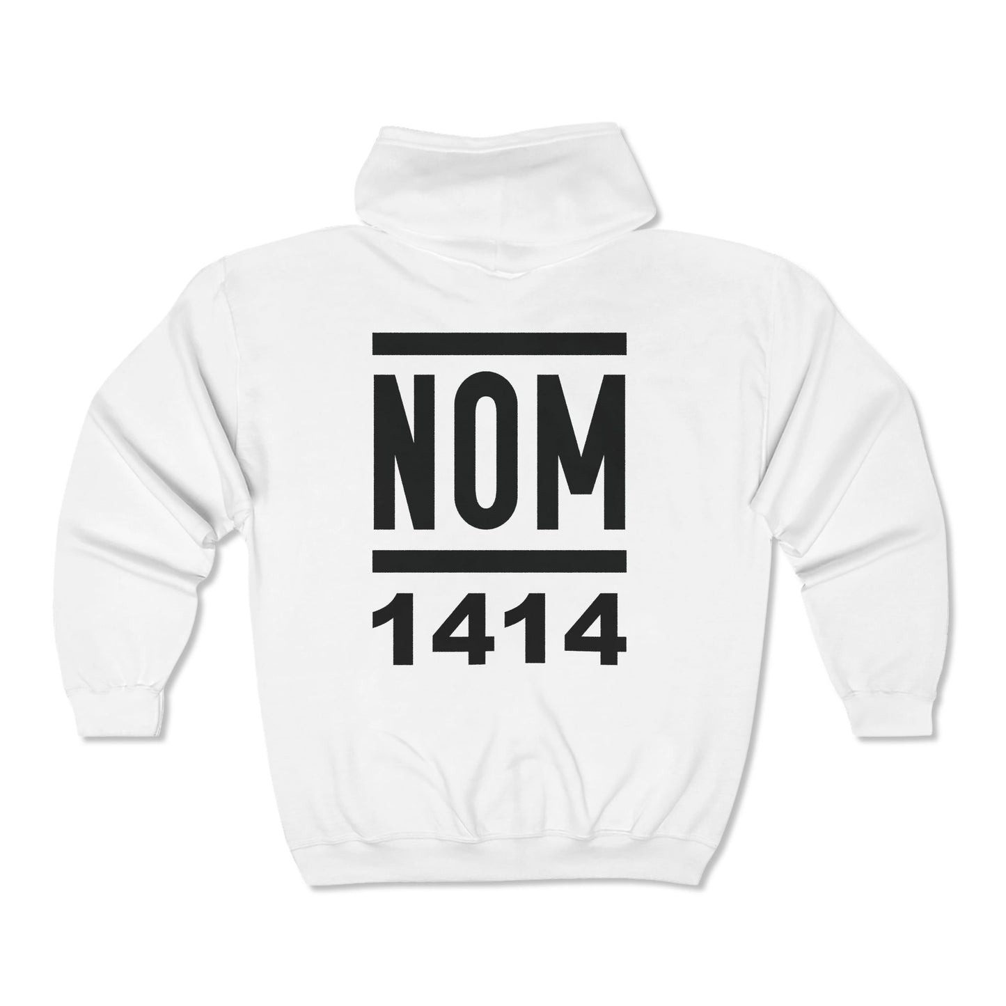 NOM 1414 Gildan 18600 Zip-Up Hooded Sweatshirt